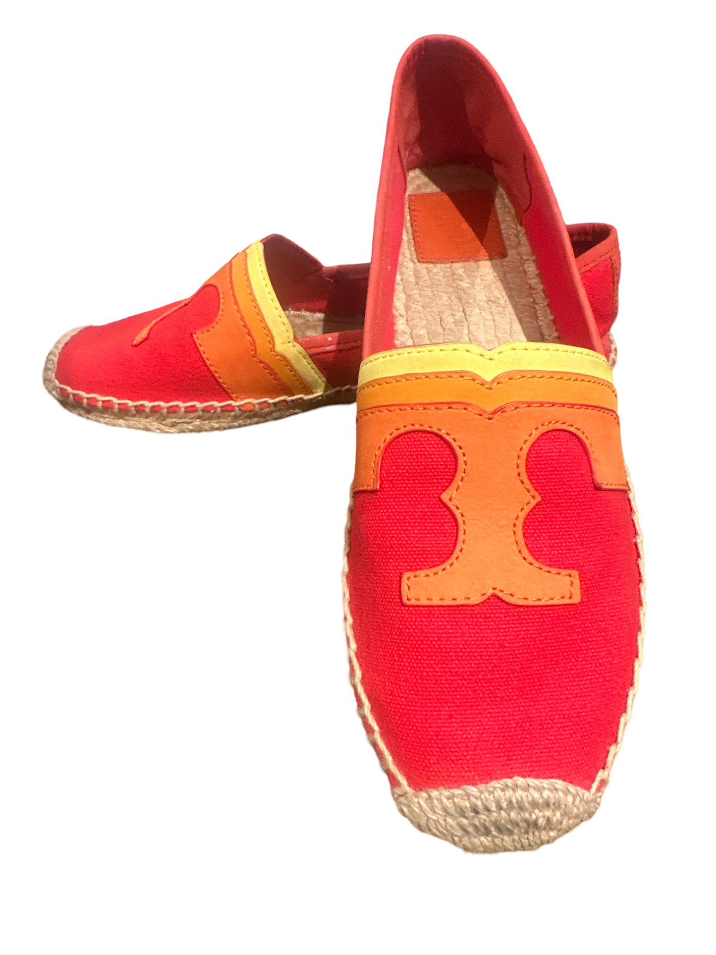 Tory Burch Red Canyon Canvas/Suede Espadrille /8