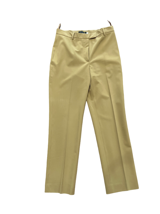 Prada Tan High Rise, Wide Leg Trousers