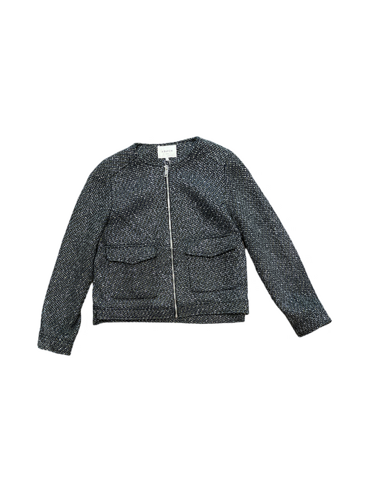 FRNCH Tweed Zipper Blazer - M/L