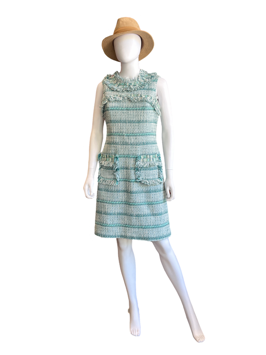 Tory Burch Tweed Fringe Dress /4