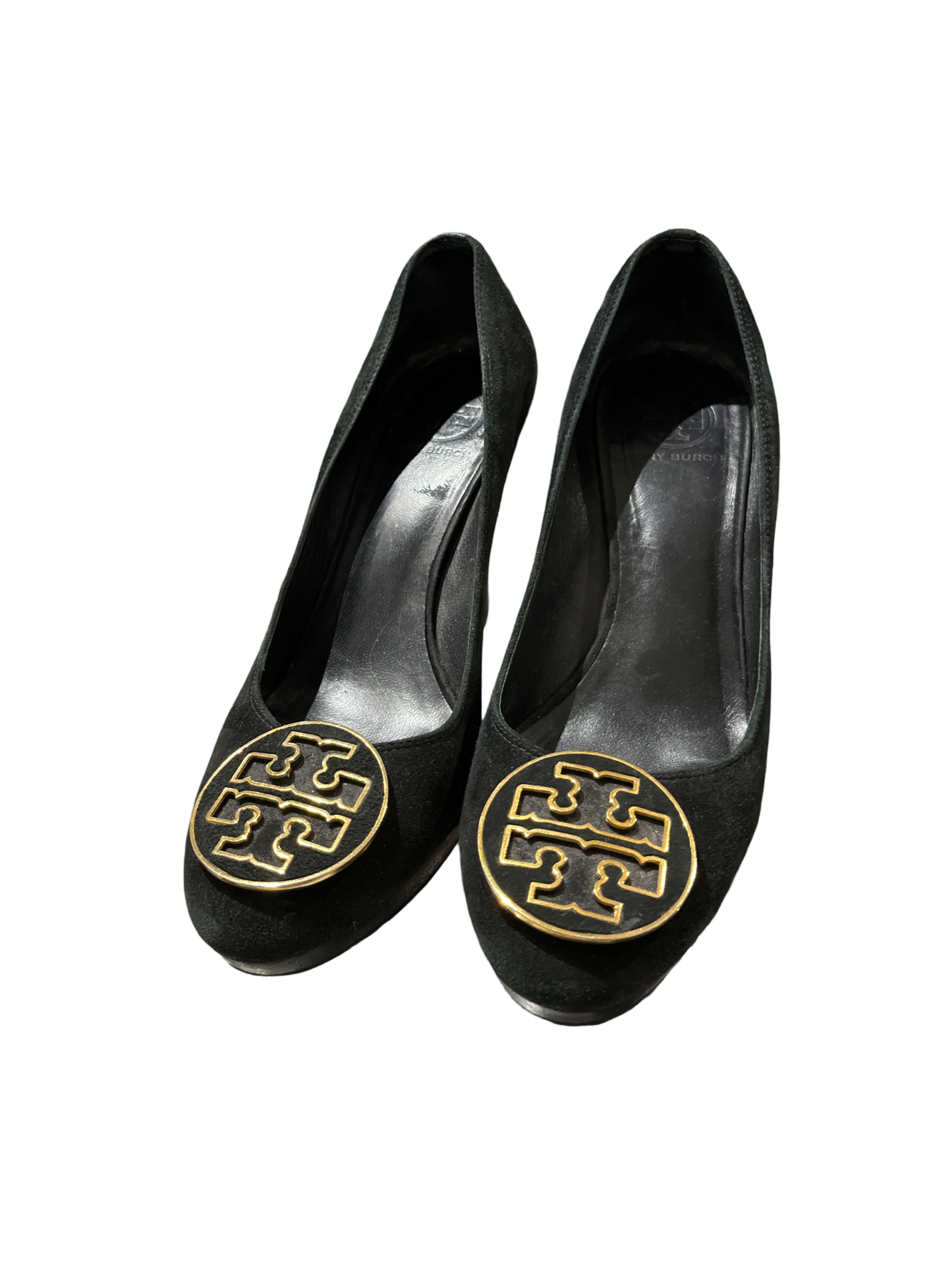 Tory Burch Black Suede Pumps /9M