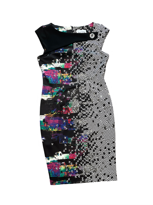 Joseph Ribkoff Black/ Multicolor Print /8